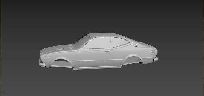 Toyota Corolla SR5 1976 Body For Print 3D print model 2