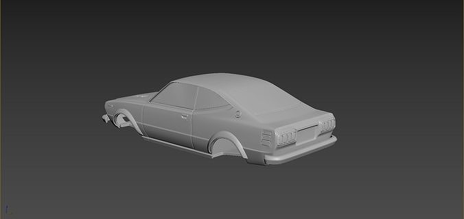 Toyota Corolla SR5 1976 Body For Print 3D print model 3