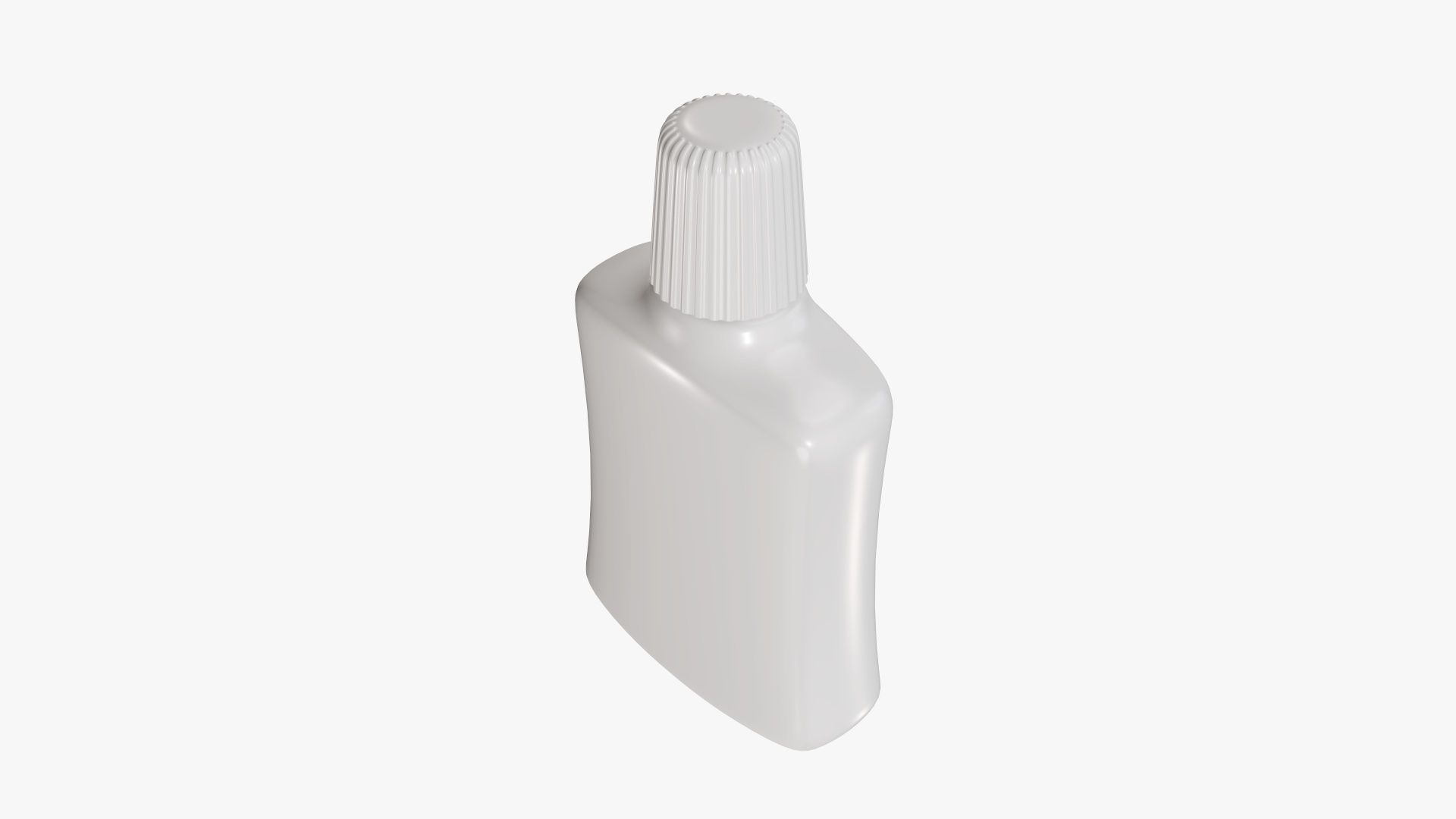 Plastic bottle small 03 3D model_1