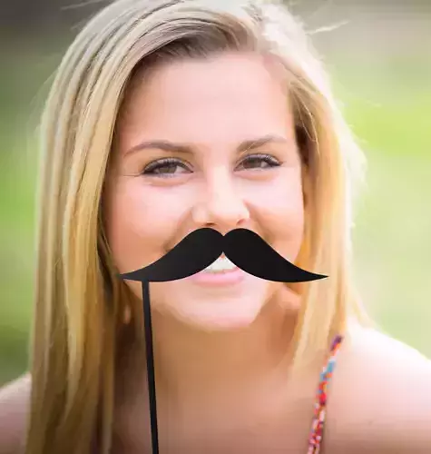 Mustache Mustache Stick 3D print model