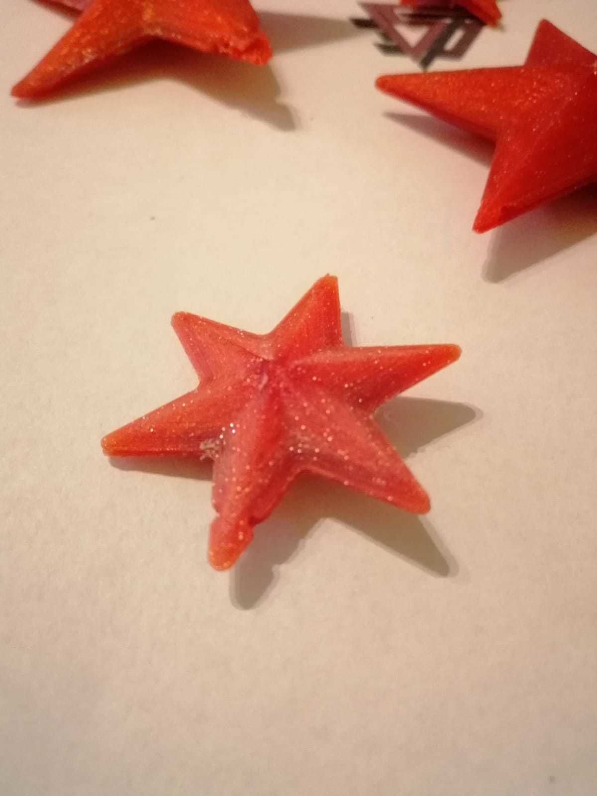 Cristmas star for Christmas  tree 3D print model_4