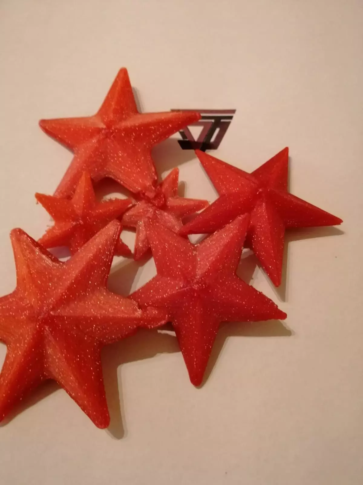Cristmas star for Christmas  tree 3D print model_0