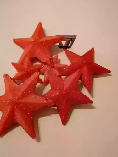 Cristmas star for Christmas  tree 3D print model
