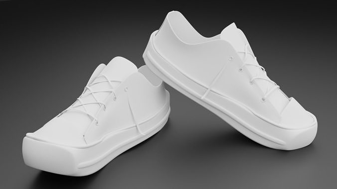 Sneakers pair of 3D model