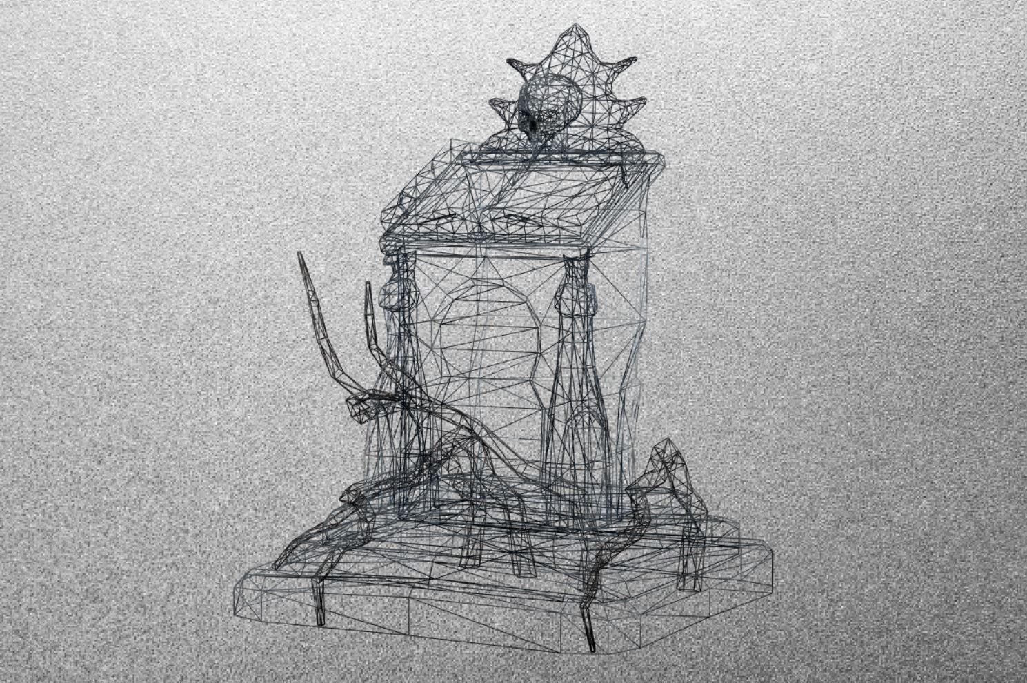 Pack Architecture Element 001 - 005 Low-poly 3D model_9