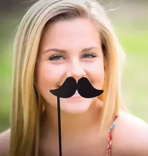 Mustache Mustache Stick 3D print model