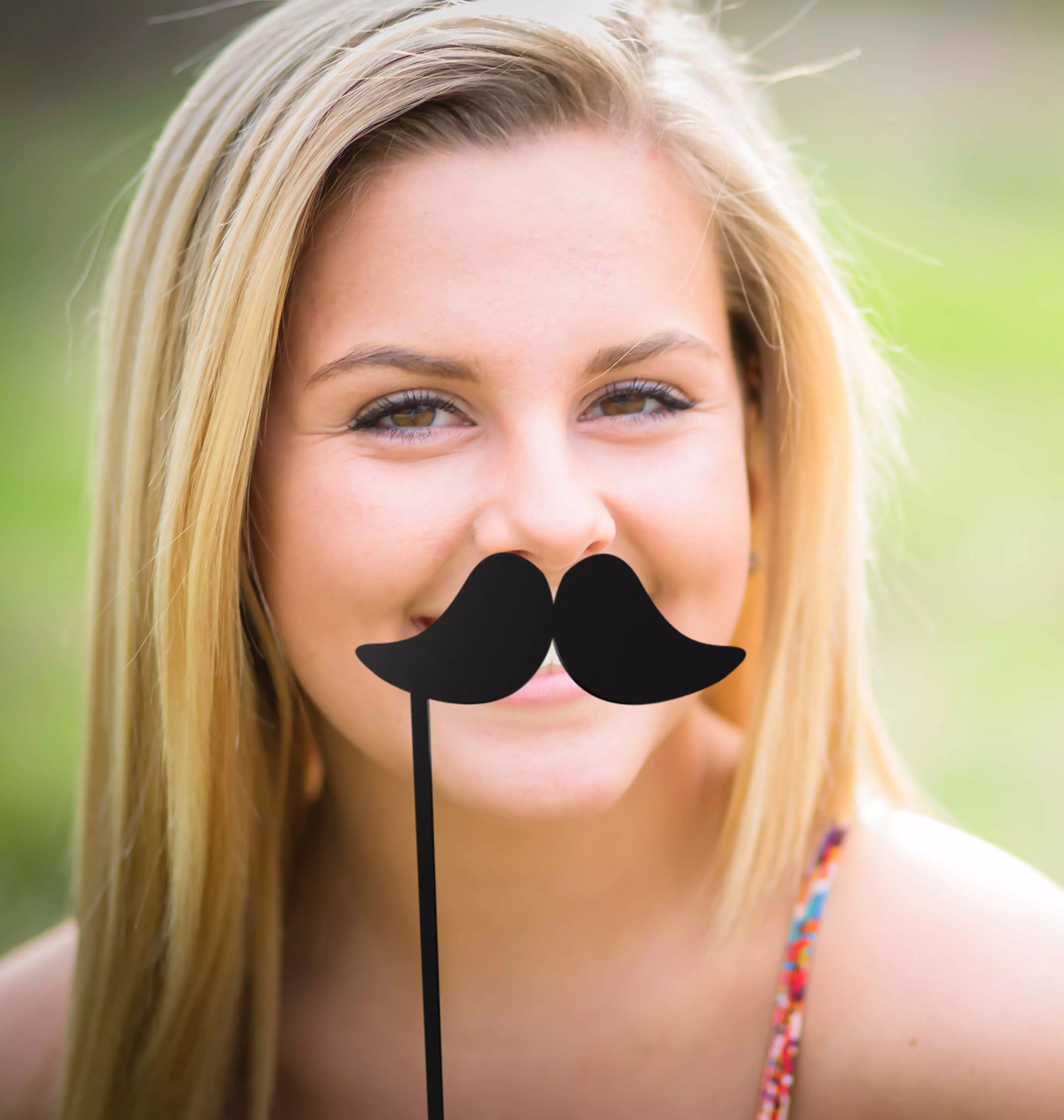 Mustache Mustache Stick 3D print model_0