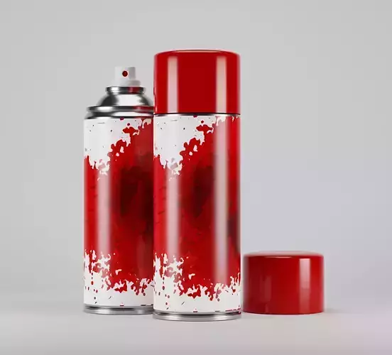 Spray Can Model - Ink Spray