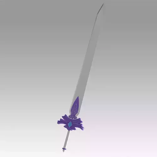 Genshin Impact Kaeya Traveler Jean Sword prop replica 3D print model