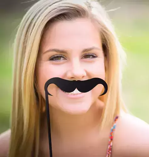 Mustache Mustache Stick 3D print model