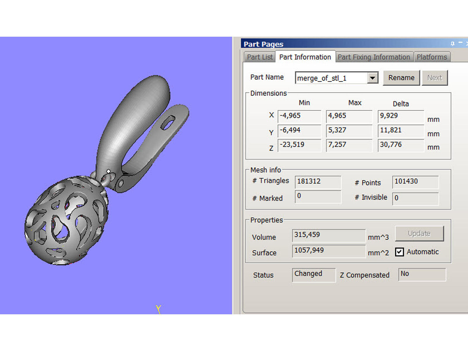 Easter eggs collection earrings set 7 hollow 0140 3D print model_6