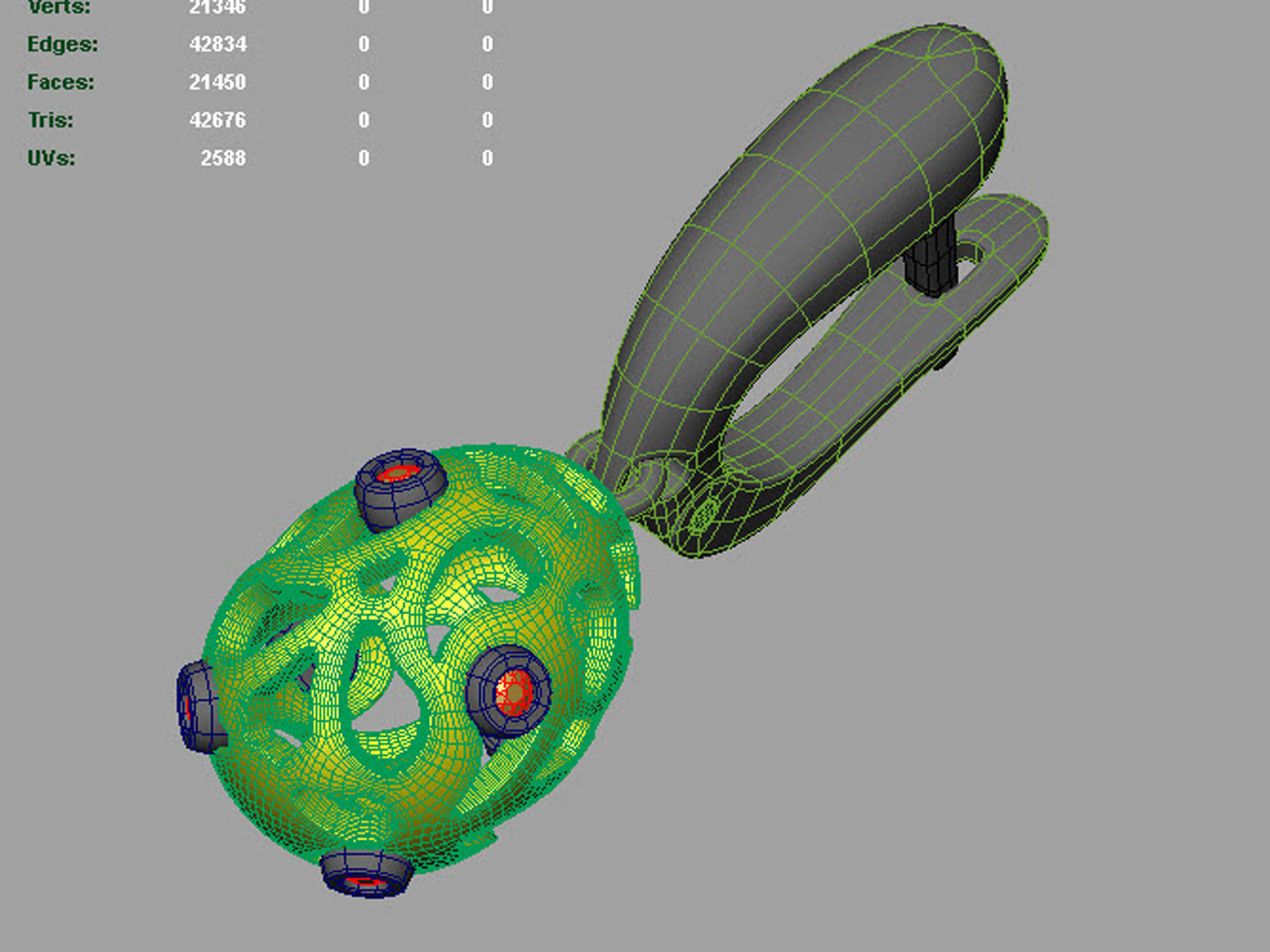 Easter eggs collection earrings set 7 with gems 0140 3D print model_7