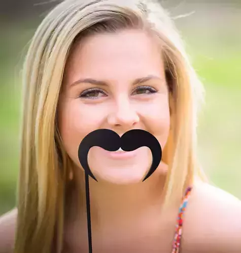 Mustache Mustache Stick 3D print model