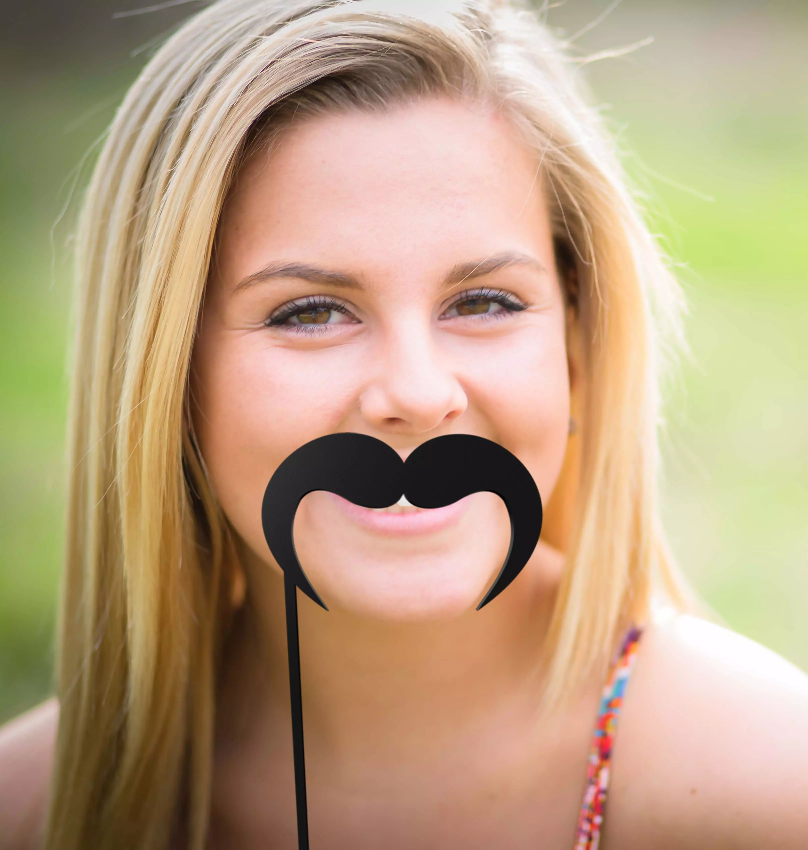 Mustache Mustache Stick 3D print model_0