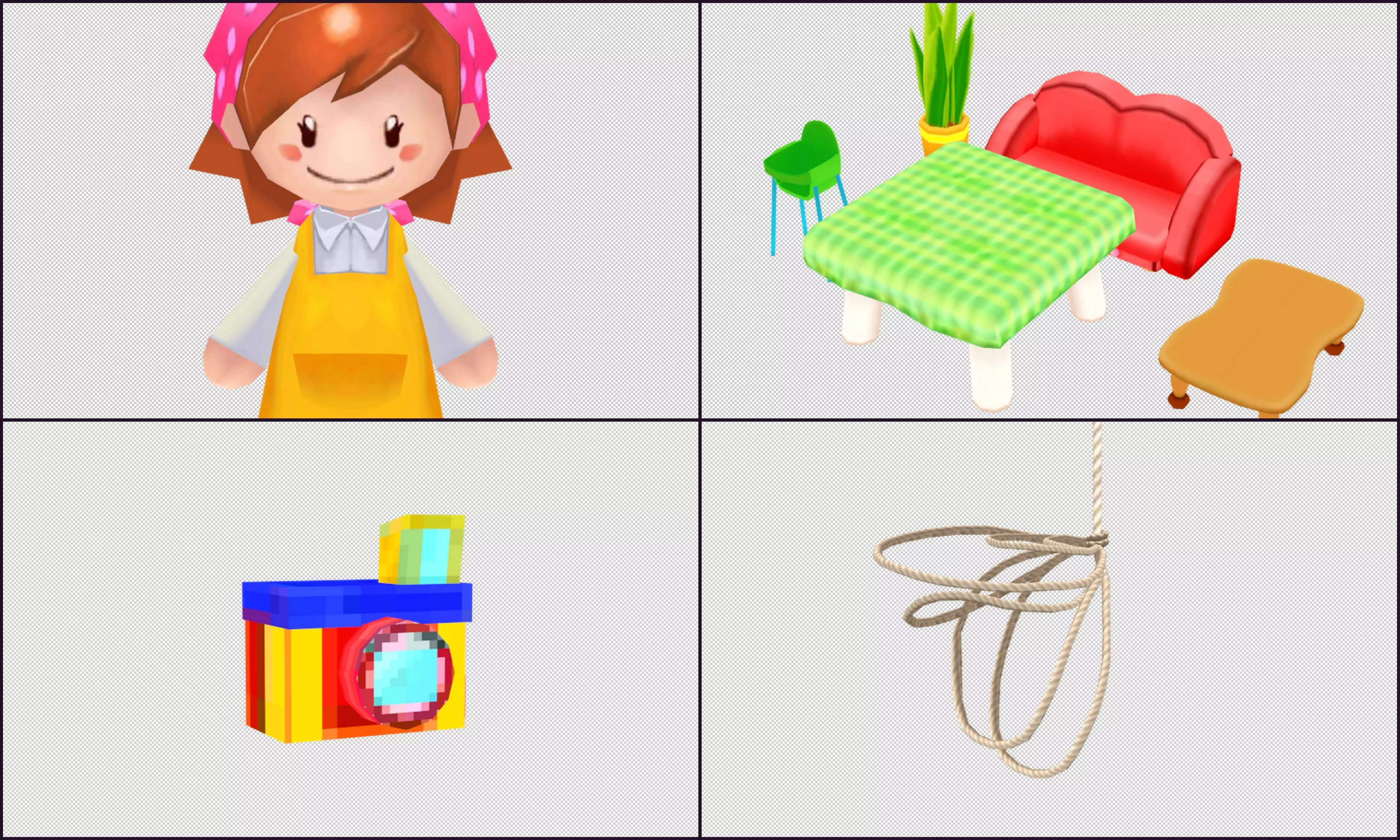 Cartoon - Props Low-poly 3D model