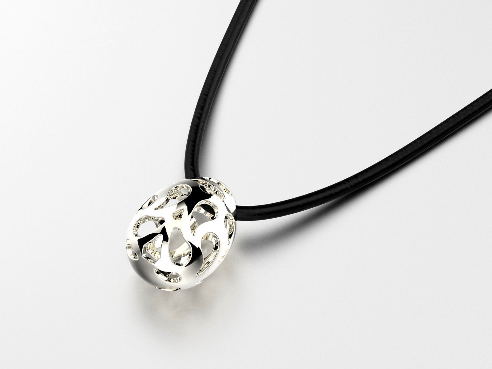 Easter eggs collection pedant set 7 hollow 0140 3D print model_4