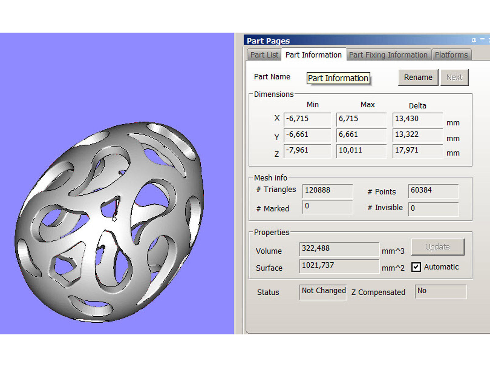 Easter eggs collection pedant set 7 hollow 0140 3D print model_9