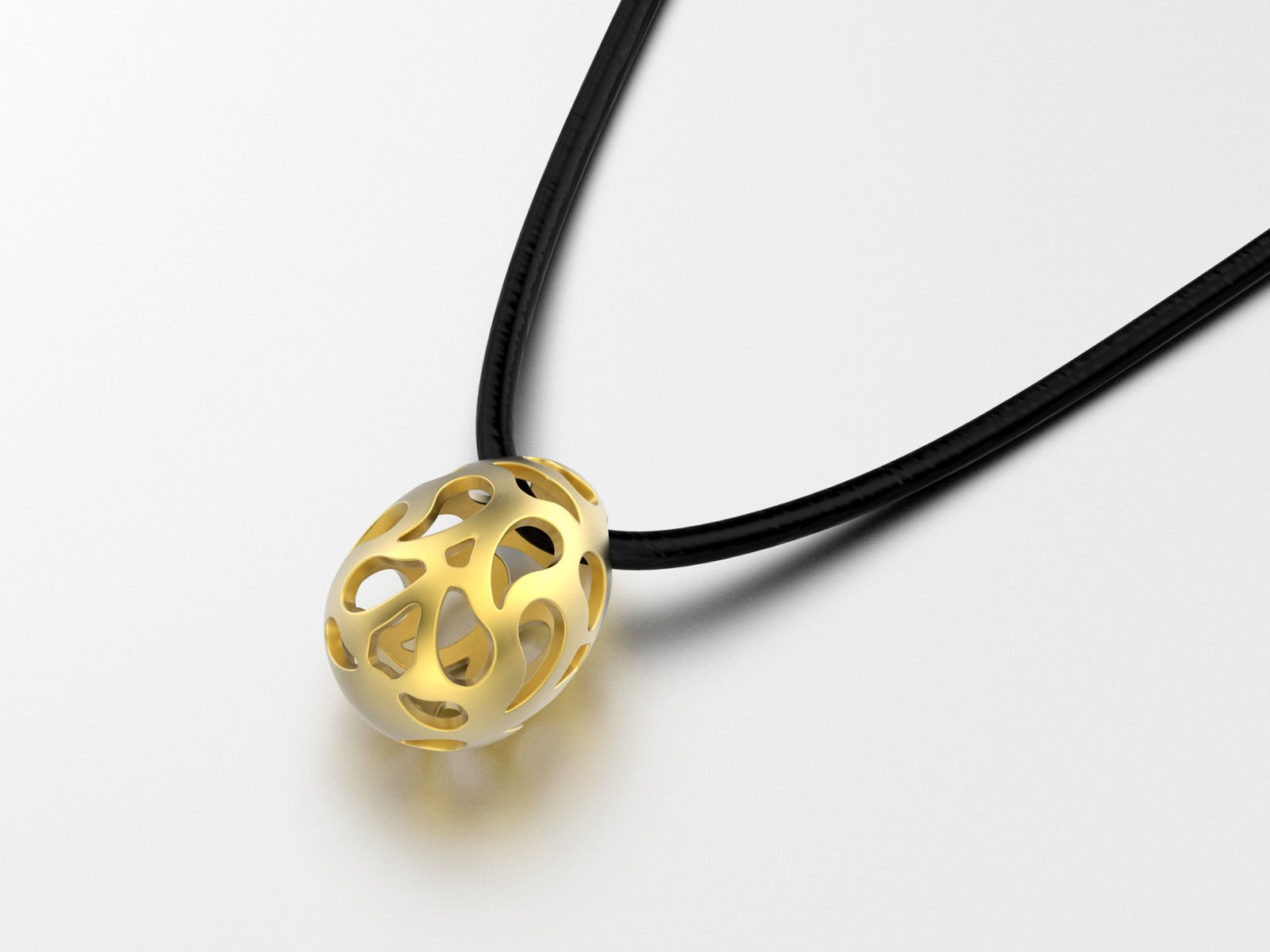 Easter eggs collection pedant set 7 hollow 0140 3D print model_3