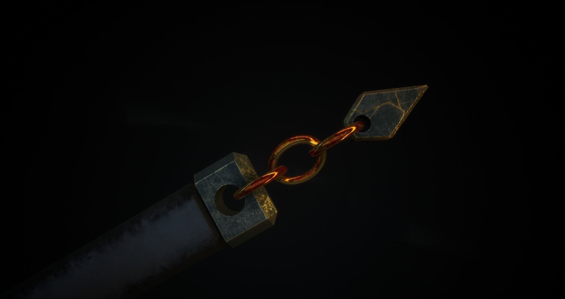 Medieval Rod - Magic - Weapons Low-poly 3D model_3