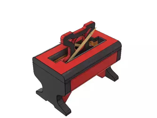 AUTOMATIC BOX FOR TOOTHPICKS 3D print model
