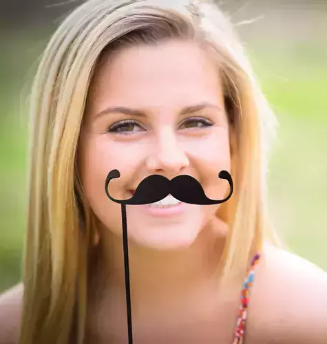 Mustache Mustache Stick 3D print model