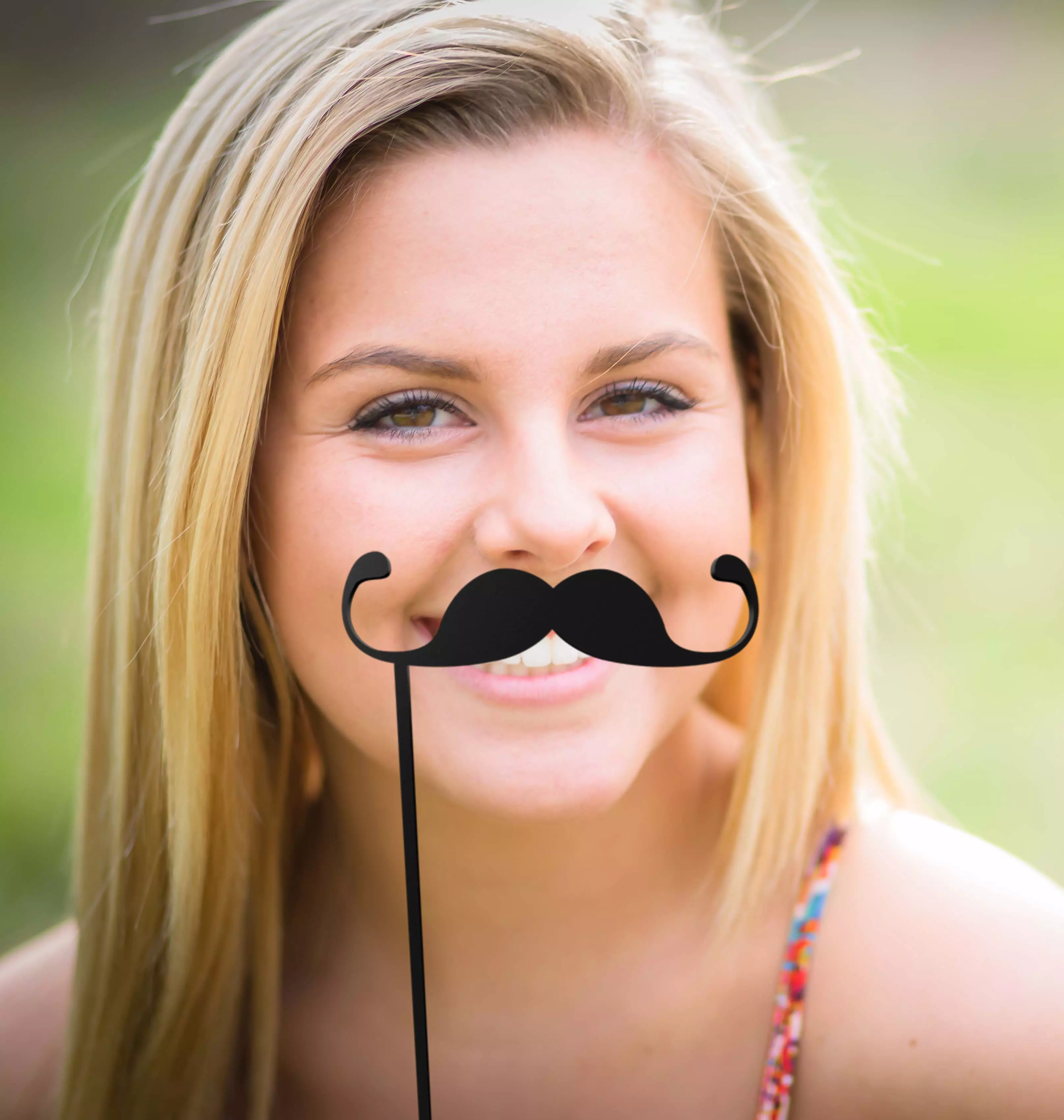 Mustache Mustache Stick 3D print model_0