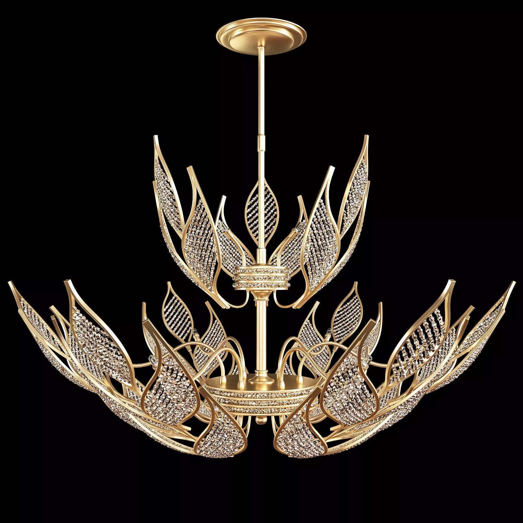 elegance profili chandelier 3D model