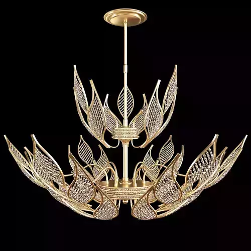 elegance profili chandelier 3D model