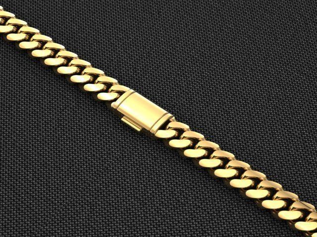 5 MM MIAMI CUBAN LINK CHAIN FOR BRACELET OR NECKLACE 3D print model_2