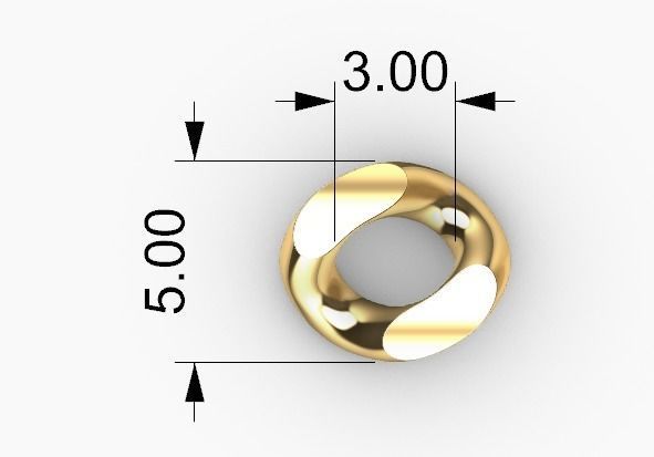 5 MM MIAMI CUBAN LINK CHAIN FOR BRACELET OR NECKLACE 3D print model_3