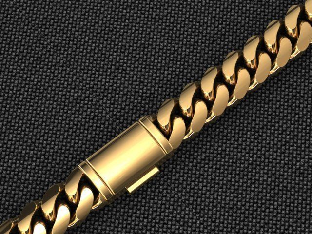 5 MM MIAMI CUBAN LINK CHAIN FOR BRACELET OR NECKLACE 3D print model_1