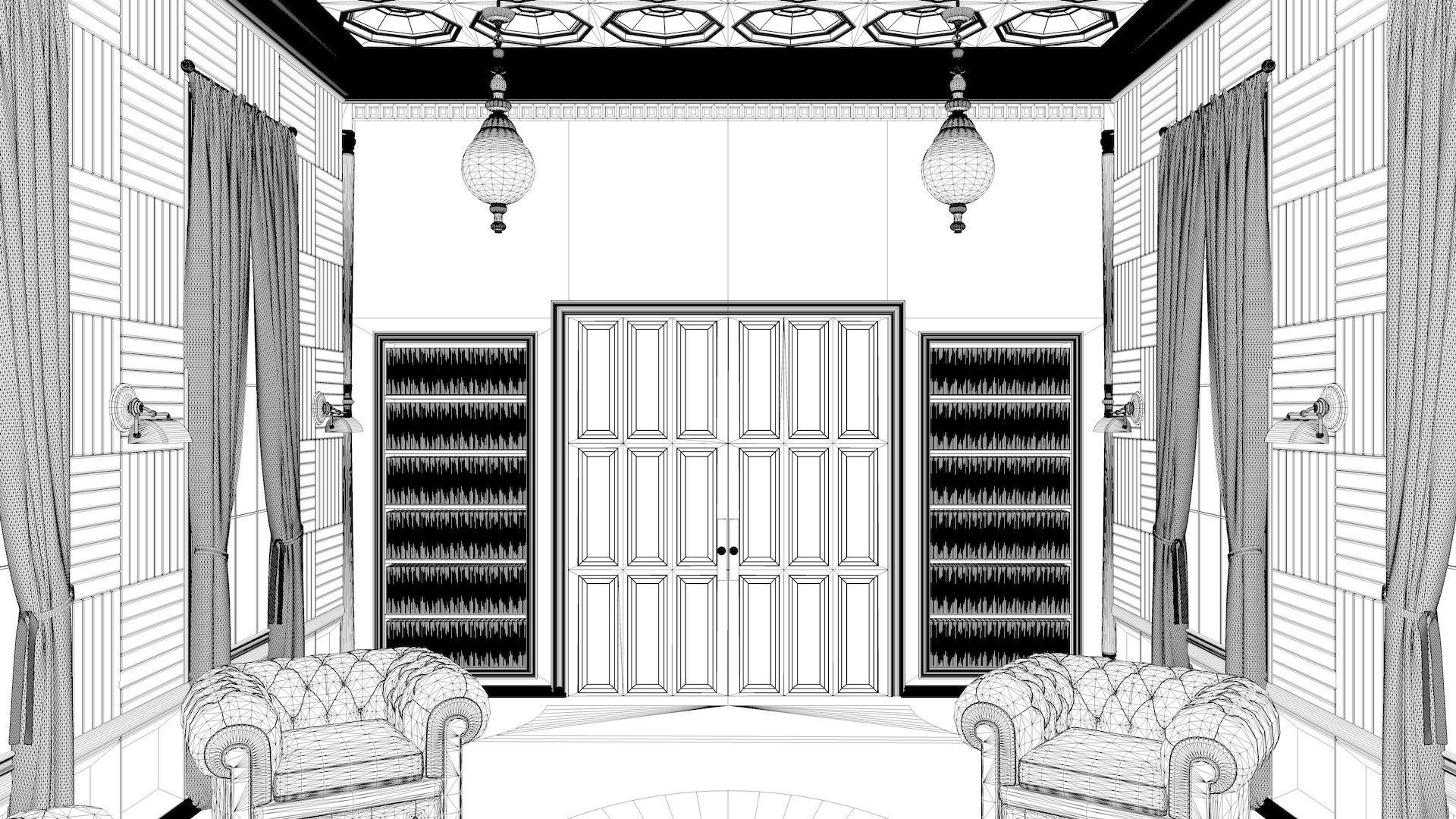 Vintage Speakeasy Pub 3D model_6