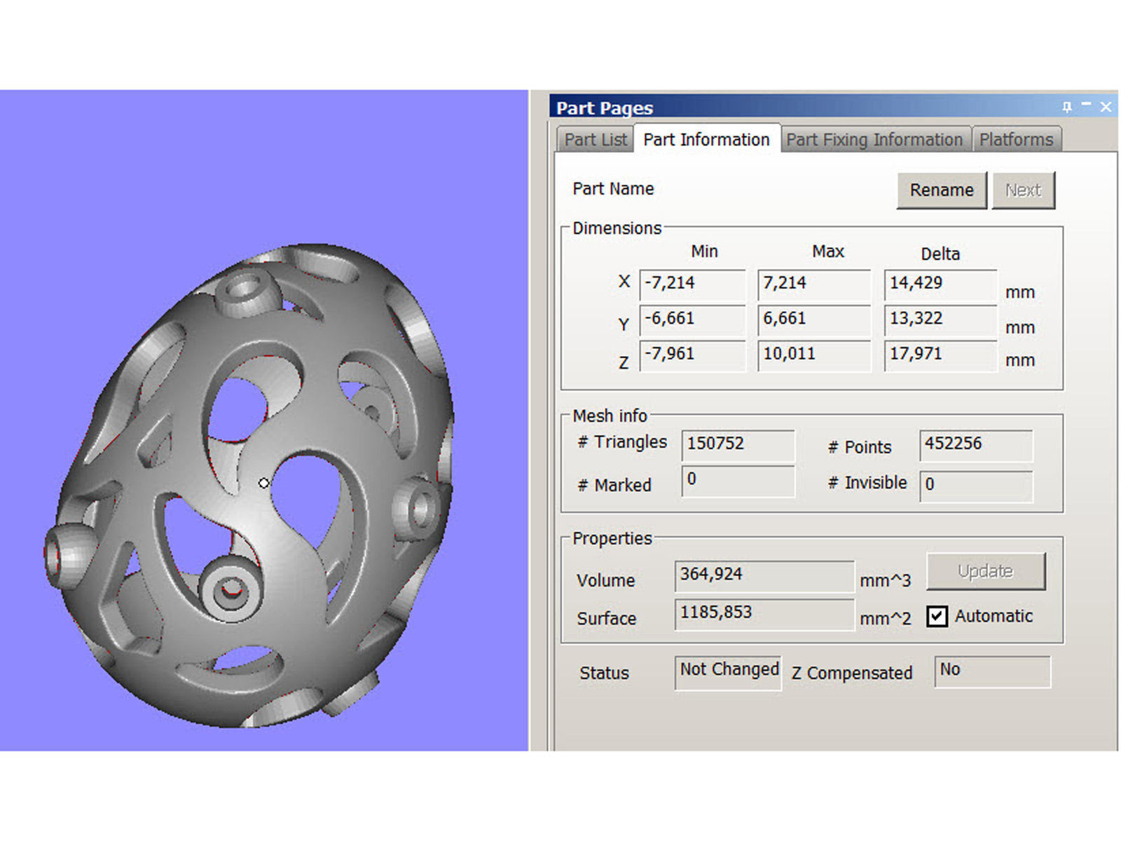 Easter eggs collection pedant set 7 with gems 0140 3D print model_9