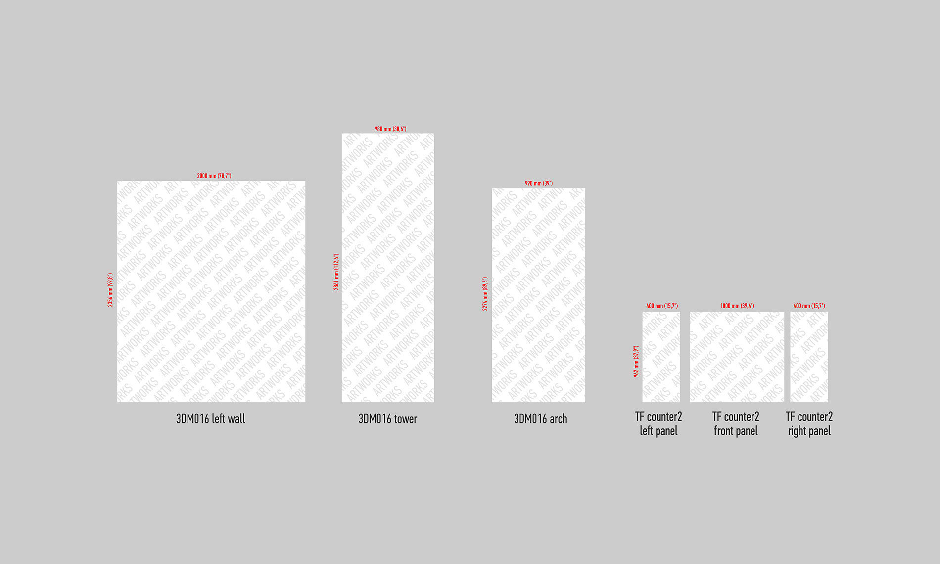 Exhibition booth 10x10ft 3DM016 3D model_12