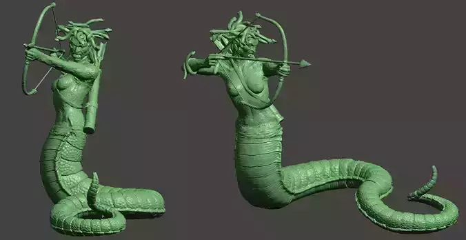 MEDUSA Harryhausen style toy soldier 3D print model