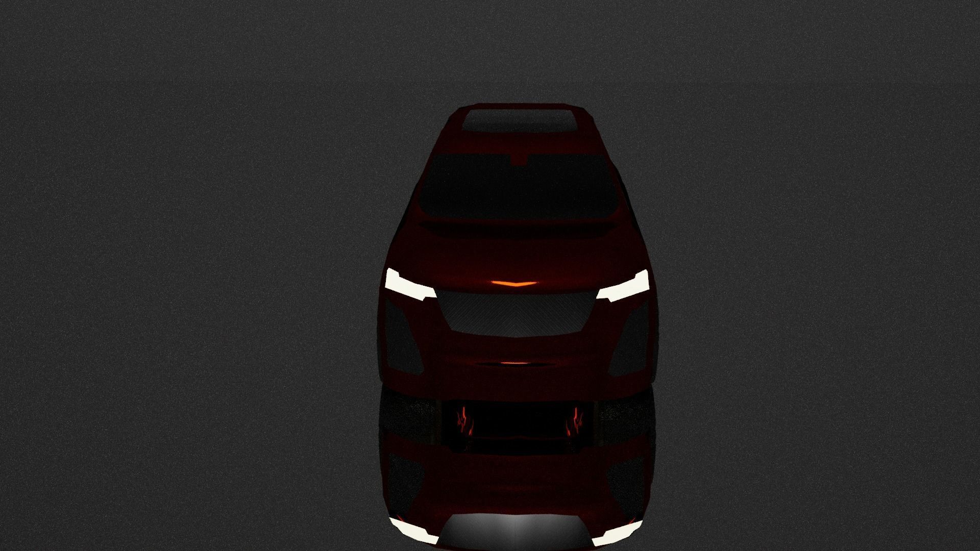 Cadillac XT6 luxury car Low-poly 3D model_4