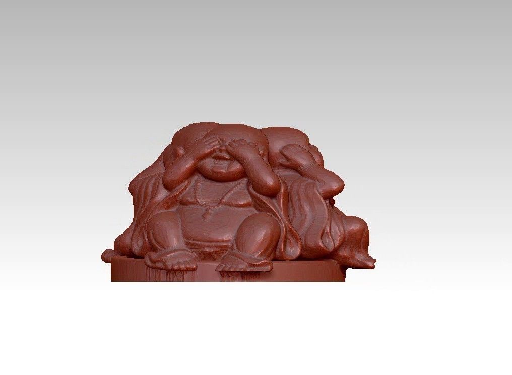 Cute Baby Buddha 3D print model_6