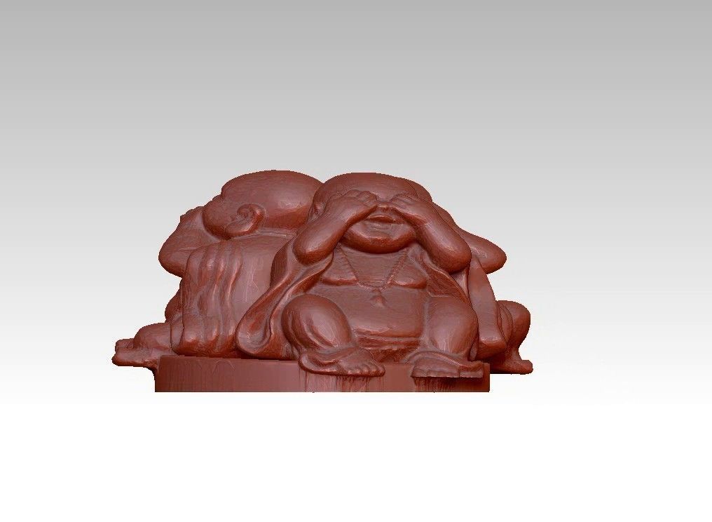 Cute Baby Buddha 3D print model_8