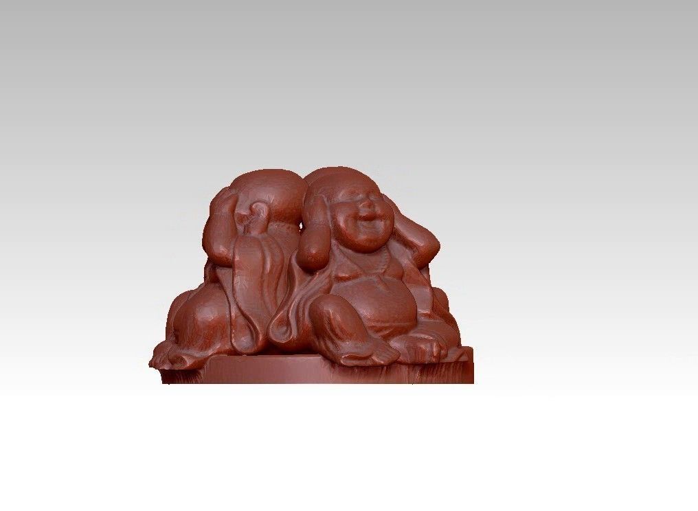 Cute Baby Buddha 3D print model_3