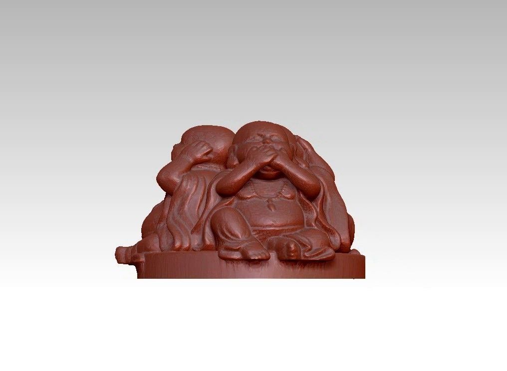 Cute Baby Buddha 3D print model_14