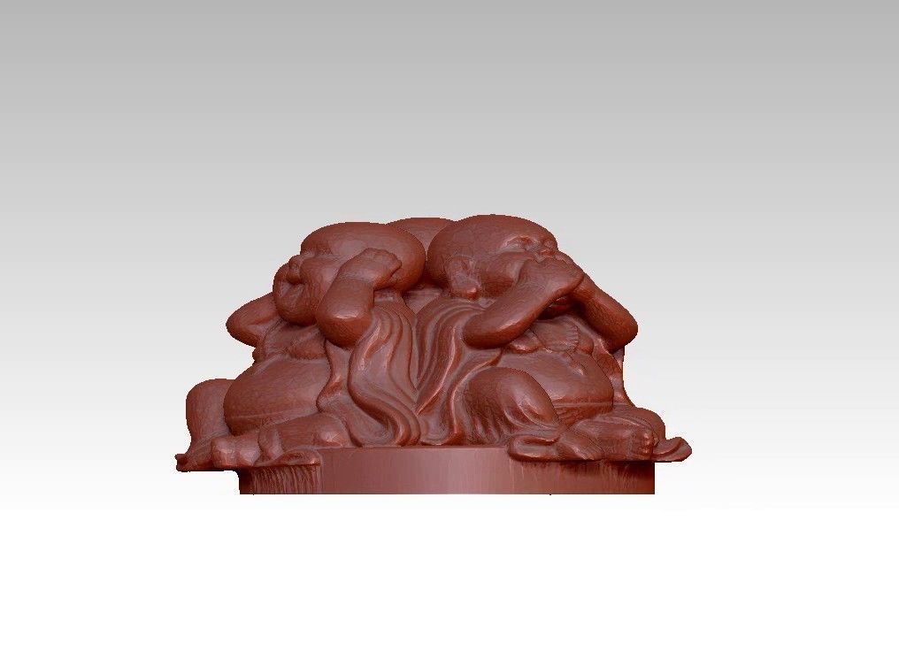 Cute Baby Buddha 3D print model_16