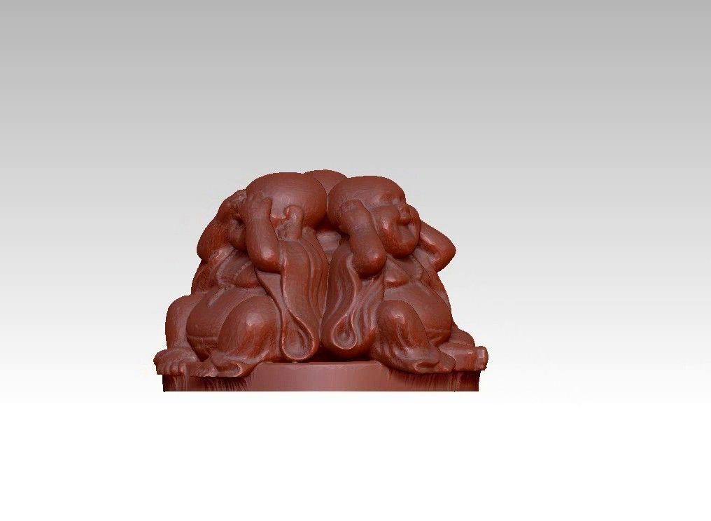 Cute Baby Buddha 3D print model_4