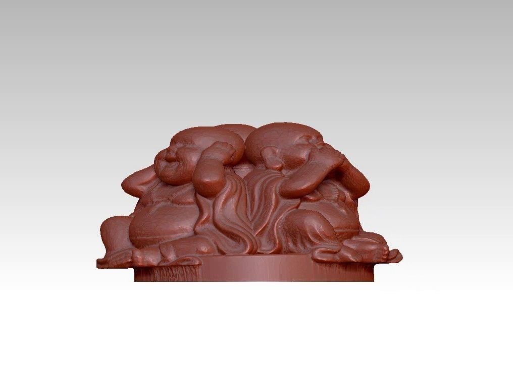 Cute Baby Buddha 3D print model_17