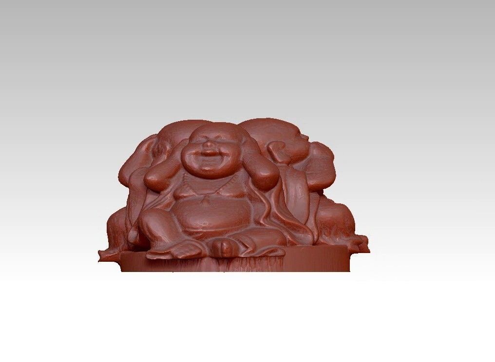Cute Baby Buddha 3D print model_21