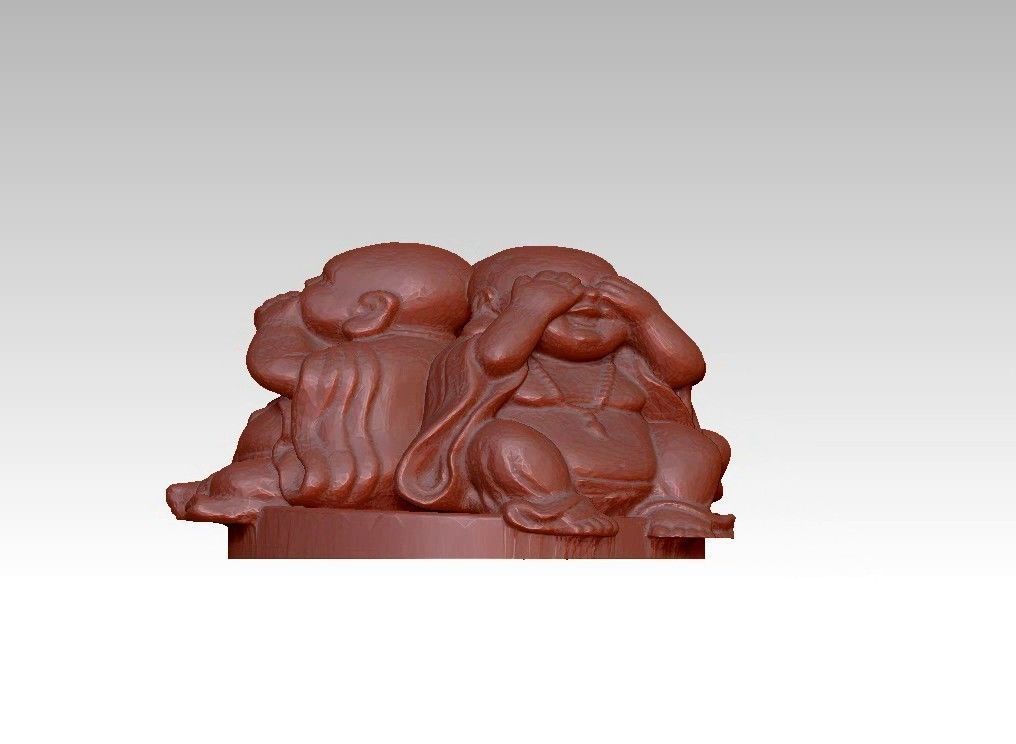 Cute Baby Buddha 3D print model_9