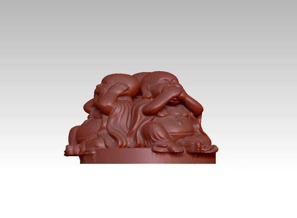 Cute Baby Buddha 3D print model_15