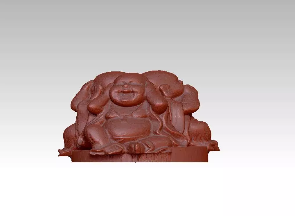 Cute Baby Buddha 3D print model_0
