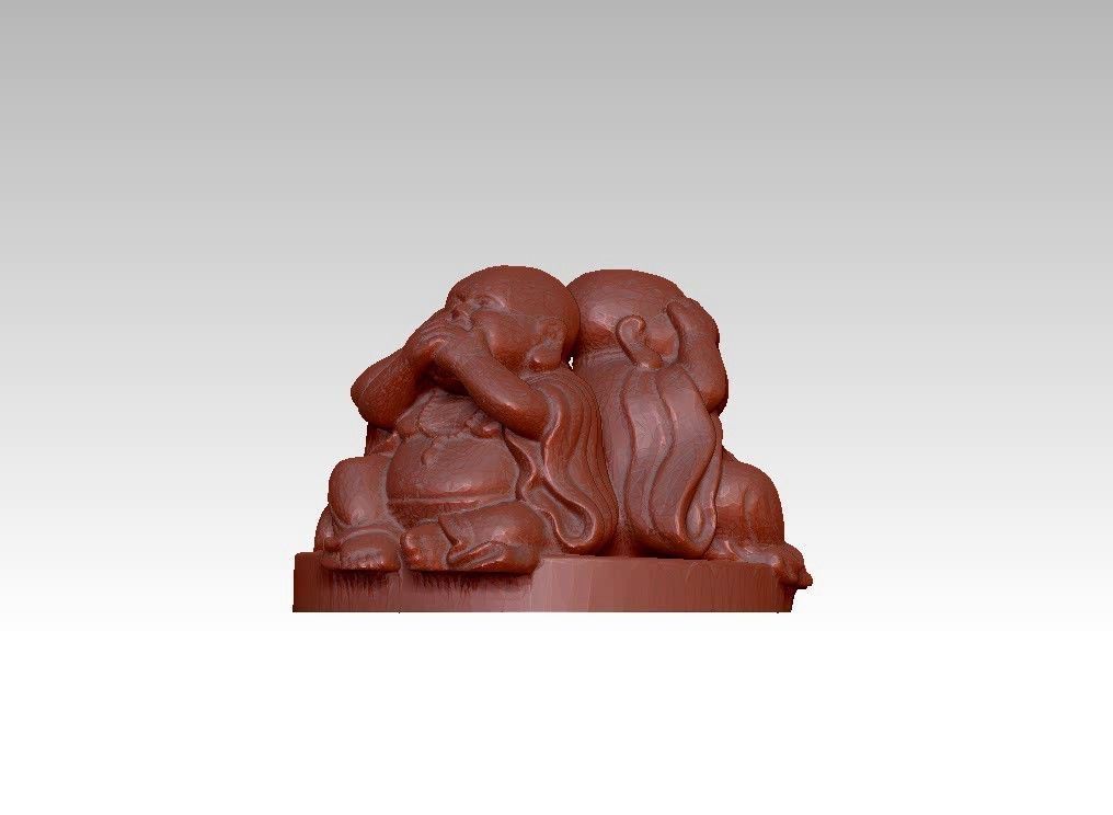 Cute Baby Buddha 3D print model_12