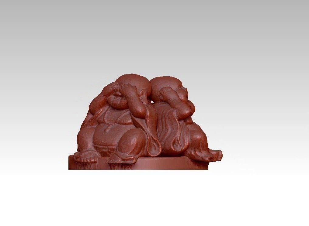 Cute Baby Buddha 3D print model_5
