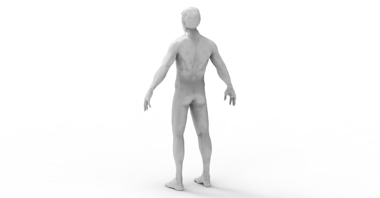Character Man M1 3D model_2
